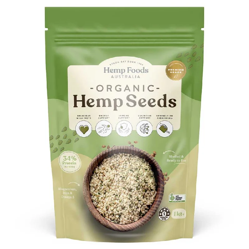 - Natural ingredient dog foodHemp Foods Australia Certified Organic Hemp Seeds (Hulled) 1kg