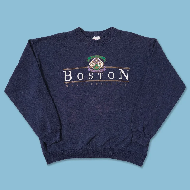 - Car dog seat beltVintage Boston Massachusetts Sweater Medium