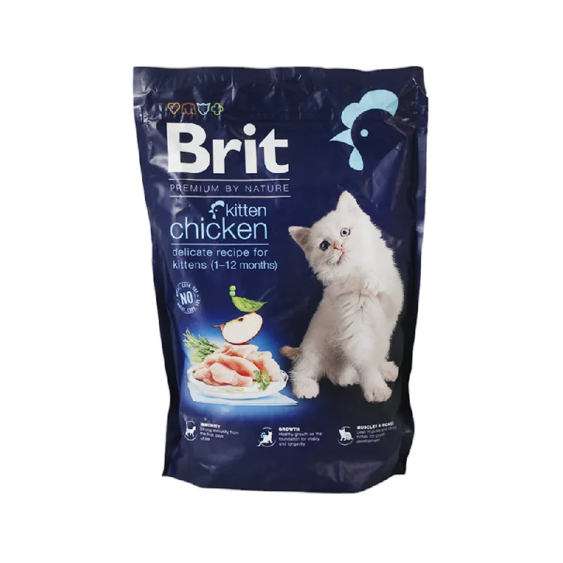    - High-protein cat food  BRIT PREMIUM CAT FOOD KITTEN CHICKEN 800 GM