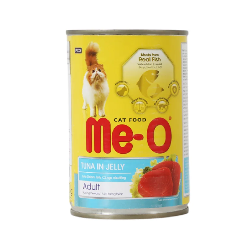    - Cat food for spayed/neutered cats  ME-O CAT FOOD TUNA IN JELLY TIN 400 GM BASIC