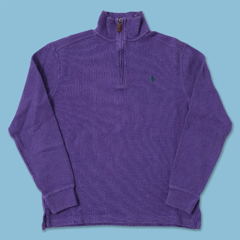 ---Vintag Polo Ralph Lauren Q-Zip Sweater Small