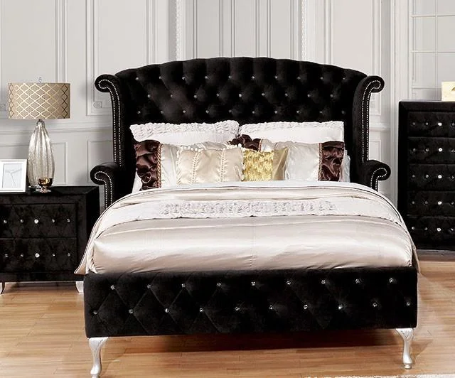  . **Cat nest winter warmth**Alzire Black E.King Bed